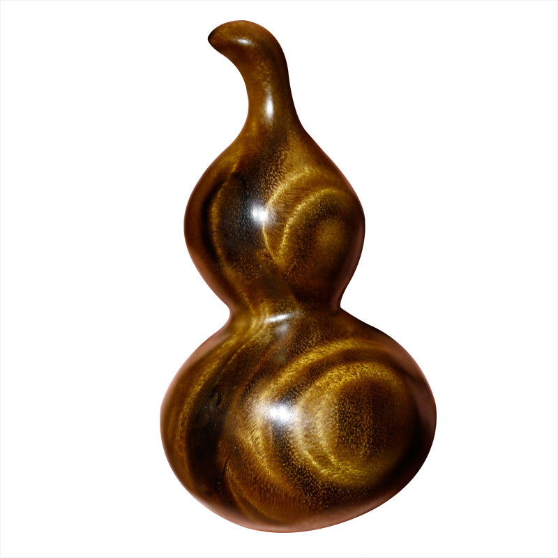 金丝楠木葫芦手把件挂件r摆件男士客厅文玩手捻天然小葫芦把玩送