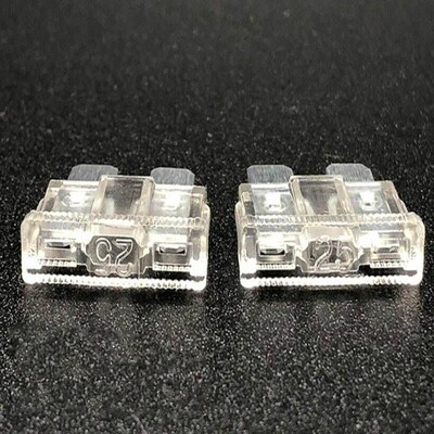 小众高货*100/50pcs Mixed Mini Blade Fuse Zinc Alloy and Plas