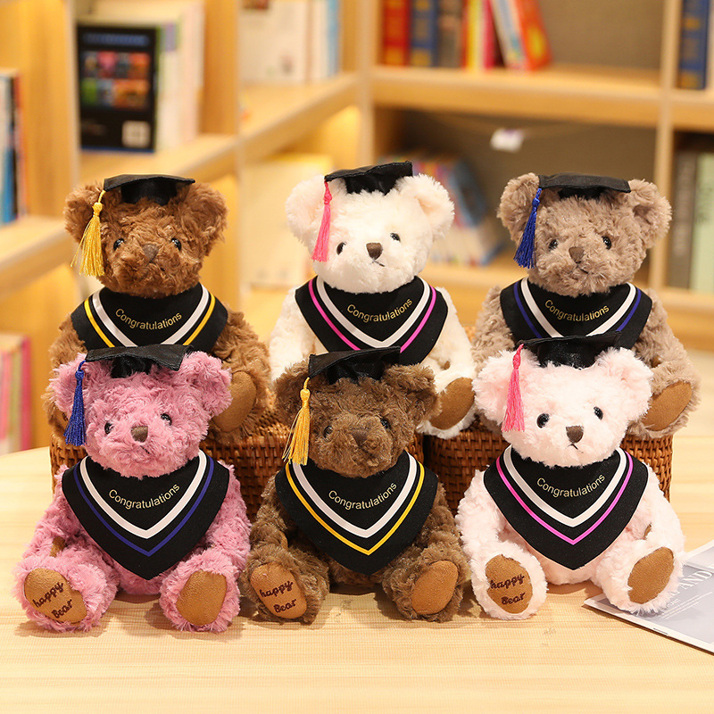 速发Graduation Doll University Doctor Cap Bachelor's Clothin