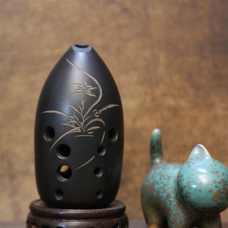 手工双腔十孔埙 高音更好吹 演奏埙,乐器/吉他/钢琴/配件,埙,淘宝优惠券,粉丝福利购,淘宝优惠卷