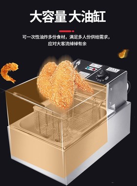 跨境电商专用110V/220V电t炸炉electric deep fryer油炸锅美欧日