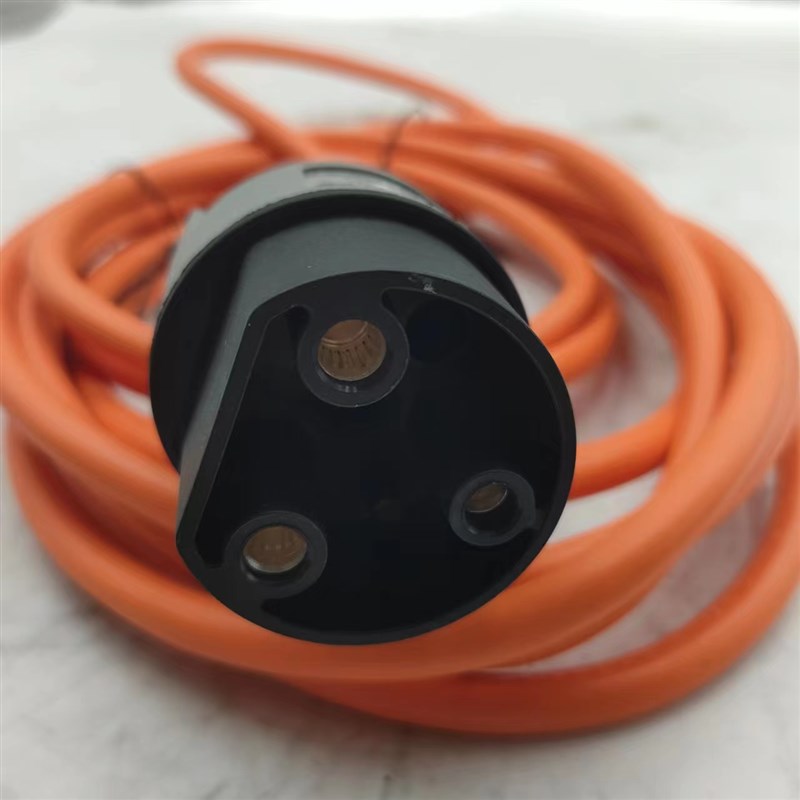 四轮电动观光游览巡逻车220V 电源C线充电器连接插头插座 75A配件