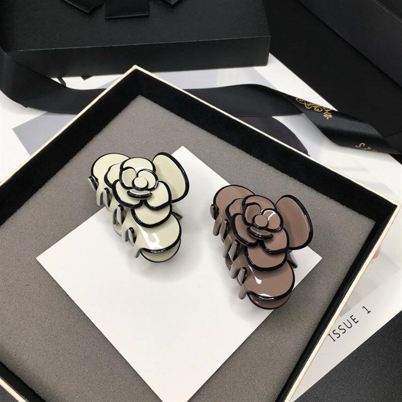 中小号抓夹亚克力花朵发夹简约优雅发抓发饰夹子大人头饰发饰