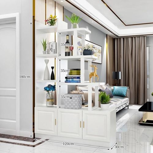 简约现代客厅隔断储物轻奢玄关柜入户置物架正对门鞋柜装饰柜酒柜