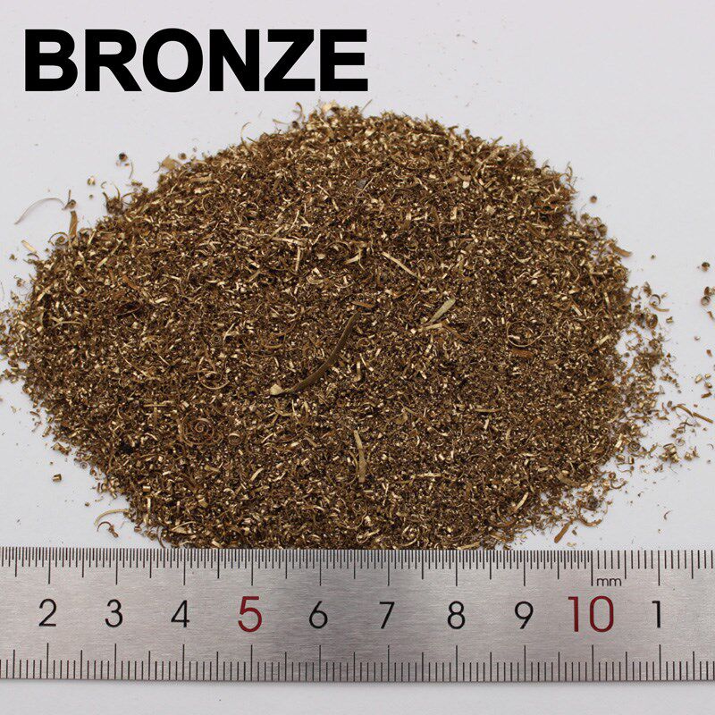 Copper Brass Aluminum Iron Bronze Titanium Metal Shavings Tu