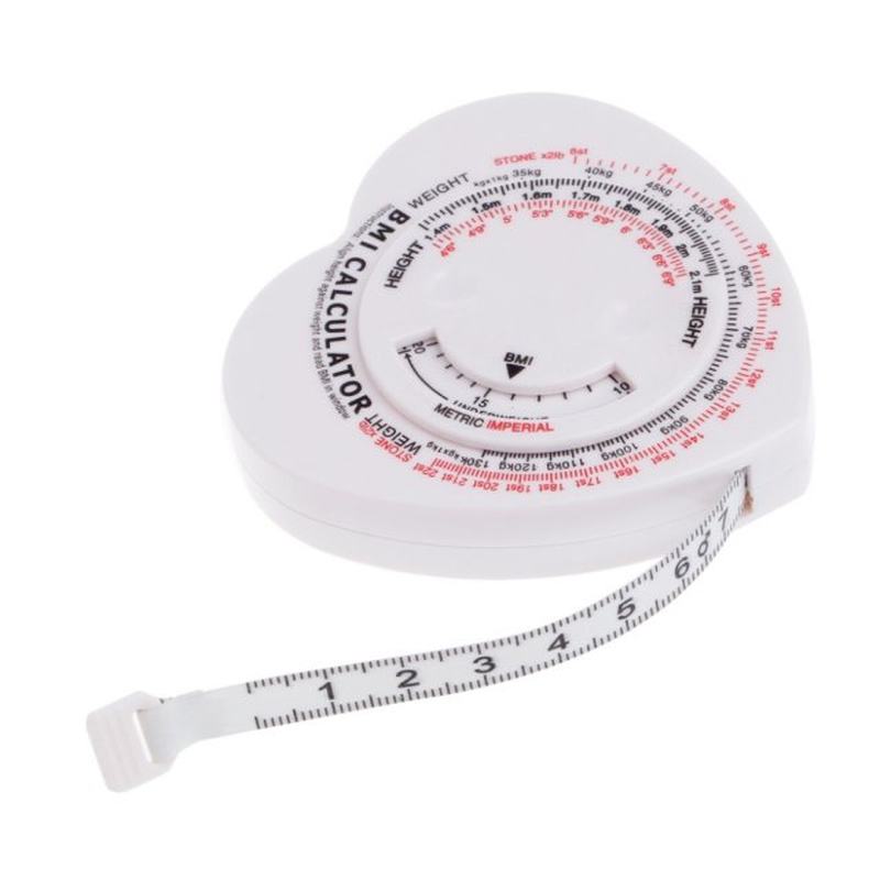 速发1.5M Colored Tape Heart-shaped BMI Body Mass Index Tape