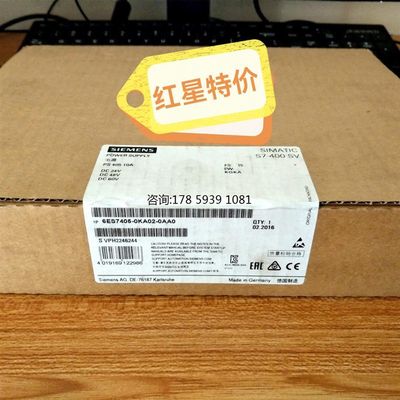 新品6ES7 405-0KA02-0AA0全新电源模块6ES7405-0KA02-0AA0