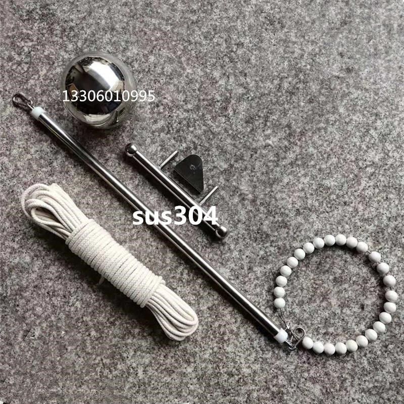 户外旗杆手拉绳升降配o件1号红旗套杆升降杆304不锈钢滑轮把手圆,商业/办公家具,旗杆,淘宝优惠券,粉丝福利购,淘宝优惠卷