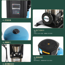 Спринклерные головы 速发现货cdlf立式多级不锈钢离心泵 二次供o水恒压变频管道增压泵