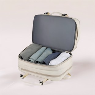 背包女可扩容登机行李包商务出差大容量旅行包电脑包书包双肩包男