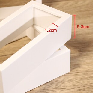 定制空框立体中空相框纸雕灯框灯光画框N立体干花标本展示框