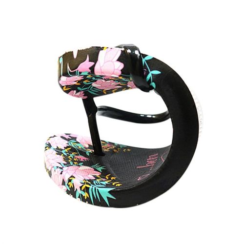 人字拖 夹板拖鞋女 防滑橡胶冲凉居家 夏 平底花朵印花沙滩凉拖鞋