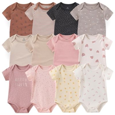 New Born Bodysuits 2023 Cotton Cartoon Baby Girl Clothes Set