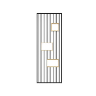 屏风办公室工业风客厅意吧餐厅隔O断置物架创酒约饰隔 简装