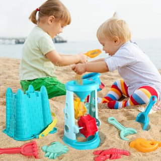 极速Summer Beach Sand Play Toys for Kids SandBox Set Kit Wat