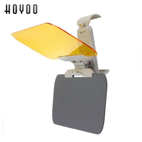 Driving-Mirror Sunshade Car-Sun-Visor Clear-View 2-In-1 Anti