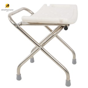 不锈钢洗澡凳老年洗澡椅浴室凳防侧翻坐便椅子铝合金卫生间洗浴椅