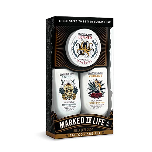 推荐Billy Jealousy Marked IV Life Complete Tattoo Care Kit