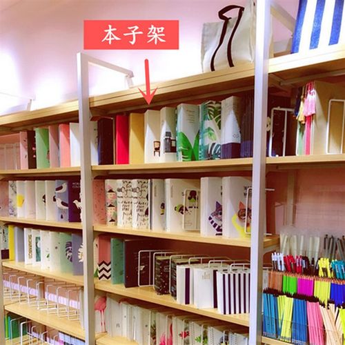 七道弯八道弯九道弯收纳整理本册架本子架站立铁艺资料册架文现实