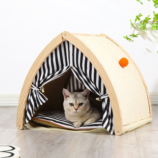 猫窝剑麻猫抓板窝猫咪磨爪玩具耐抓不掉屑猫帐篷冬天保暖宠物用品