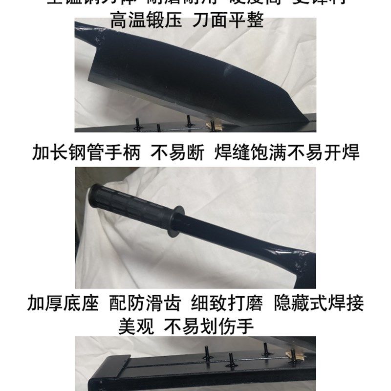 手动铡刀铡草刀切草侧刀牛羊草料秸秆中药闸刀侧草刀老式扎刀农用