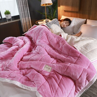 Claroom Super Warm Weighted Blanket Luxury Thick Blankets  B