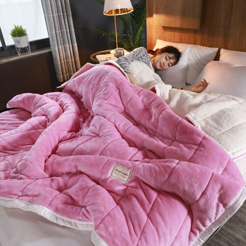 Claroom Super Warm Weighted Blanket Luxury Thick Blankets  B