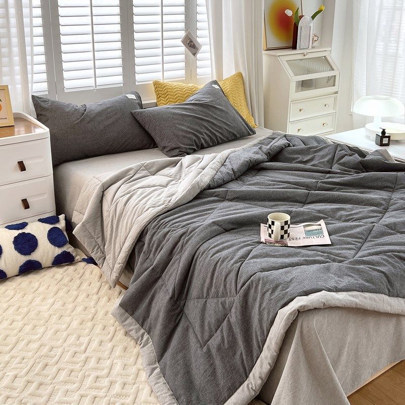 夏季夏凉被2024新款空调被被子宿舍单人学生四件套夏凉被母婴级,床上用品,棉花被,淘宝优惠券,粉丝福利购,淘宝优惠卷