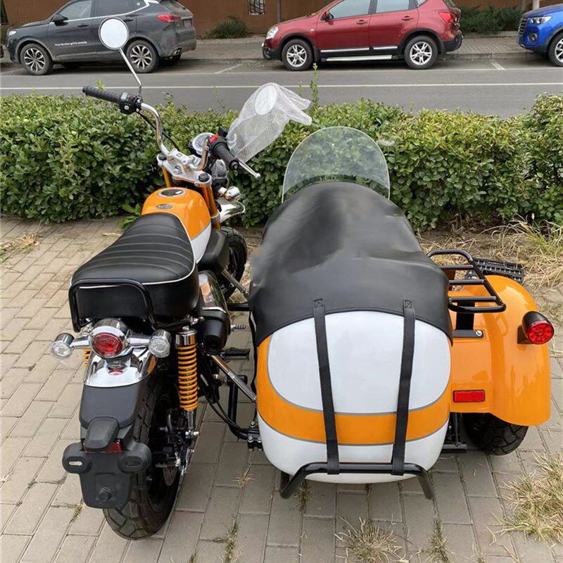 新款斯托纳125猿猴斗布边三轮挎子斗篷布防尘防雨边斗盖布车衣车