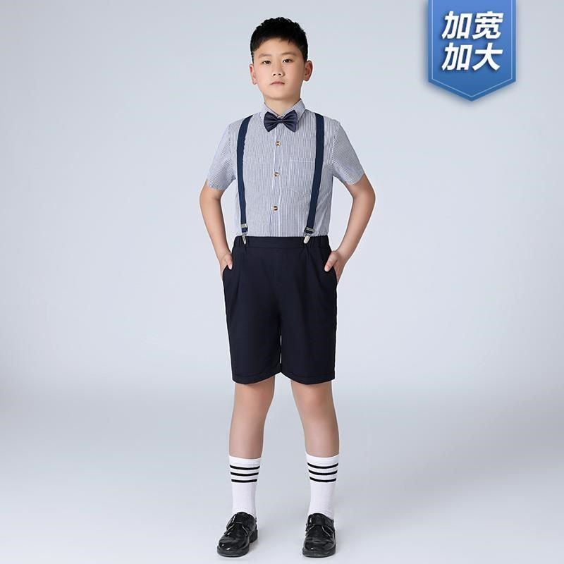 胖版男童背带裤套装夏季儿童加肥加大短袖衬衫短裤主持钢琴演出服,童装/婴儿装/亲子装,儿童礼服,淘宝优惠券,粉丝福利购,淘宝优惠卷