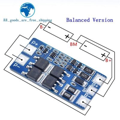 TZT 2S 10A 7.4V 18650 lithium battery protection board 8.4V