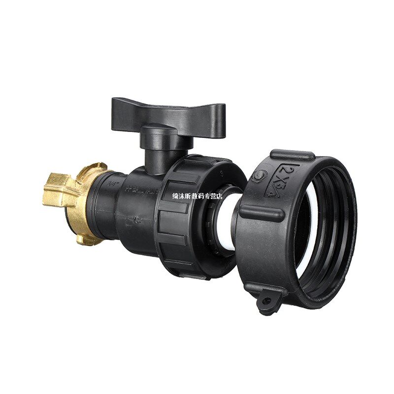 S60x6 3/4 IBC Tank Drain Adapter Fixing Hose Outlet Tap Wate