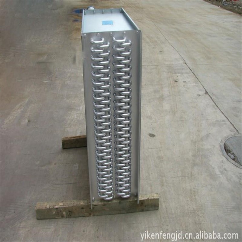 铜制散热器绕翅散热器换热器风冷片空气片式新款蒸汽冷却散热器管