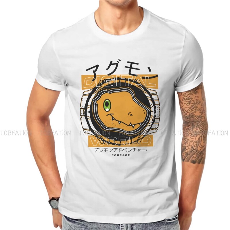 速发Digital Monster Manga Newest TShirt for Men Digital Cour