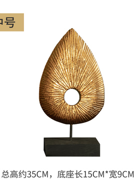 泰式家居装饰风情工艺品东南风格客厅玄关桌面实木木雕摆件