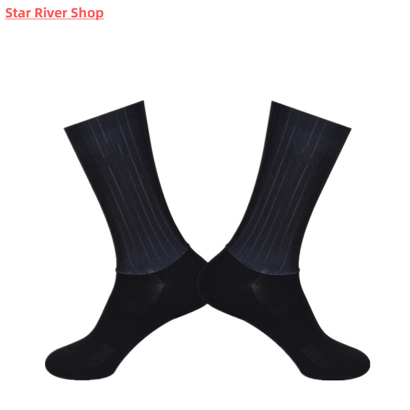 极速New Summer Breathable Cycling Socks Men Anti Slip Seamle-封面