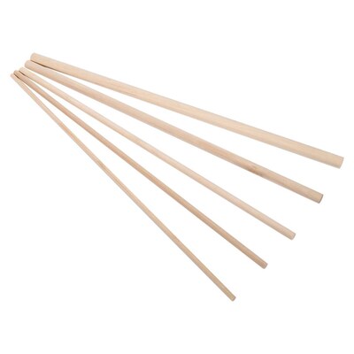 10pcs 30cm Long DIY Wooden Arts Craft s Dowels Pole Rods Swe