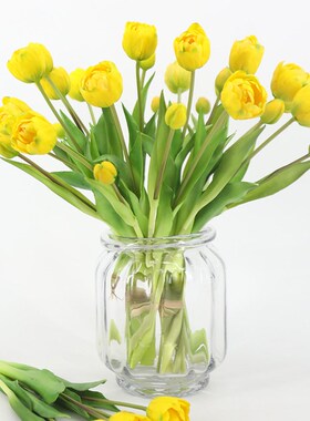 New Silicone Tulip Artificial Flower Real Touch Bouquet 40CM