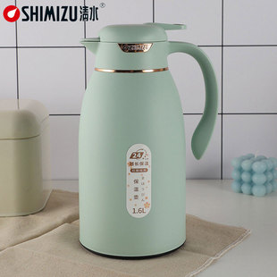 上海清水家用保温壶热水瓶办公室宿舍大容量玻璃内胆暖壶小型