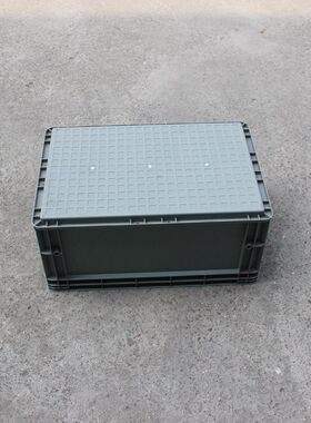 供应随州恩施州仙桃塑料箱子韧性好600*400*280塑料物流箱 带盖子