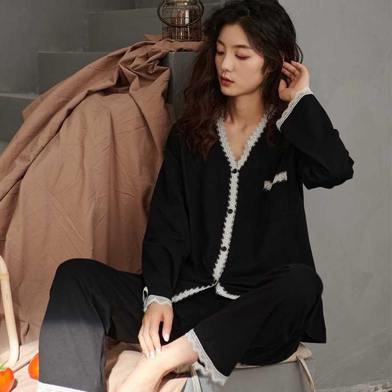 春秋季长袖长袖睡衣女士简约休闲V字领可外穿家居服两件套装,标准件/零部件/工业耗材,车间地垫,淘宝优惠券,粉丝福利购,淘宝优惠卷