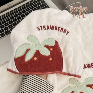 浴巾女可穿可裹2023新款吸水速干浴裙浴袍干发帽洗澡毛巾三件套纯