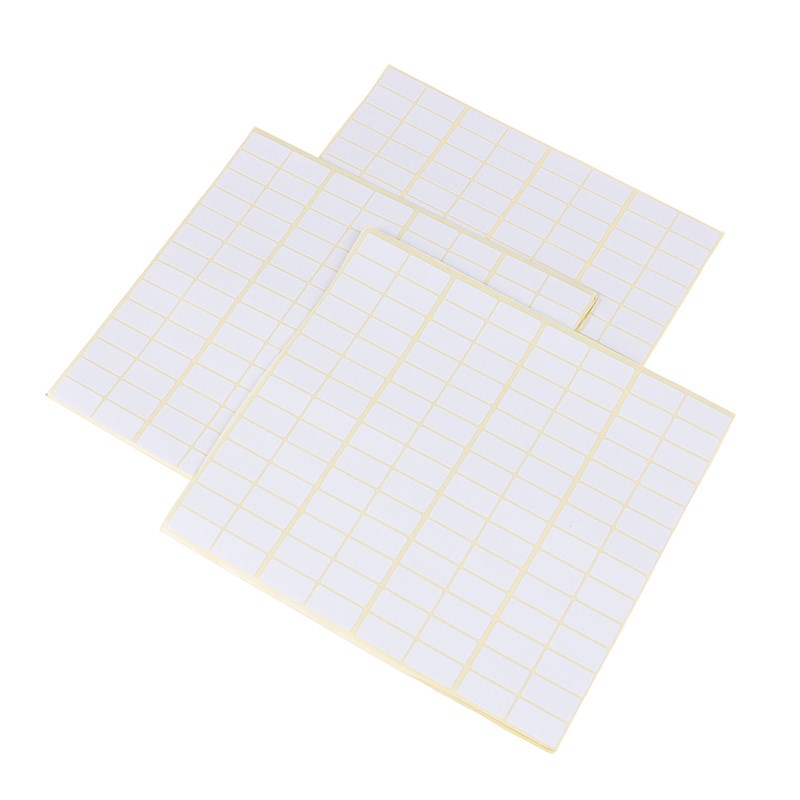 1680pcs A Lot 10*20mm Blank White Sticker Labels Small Pape