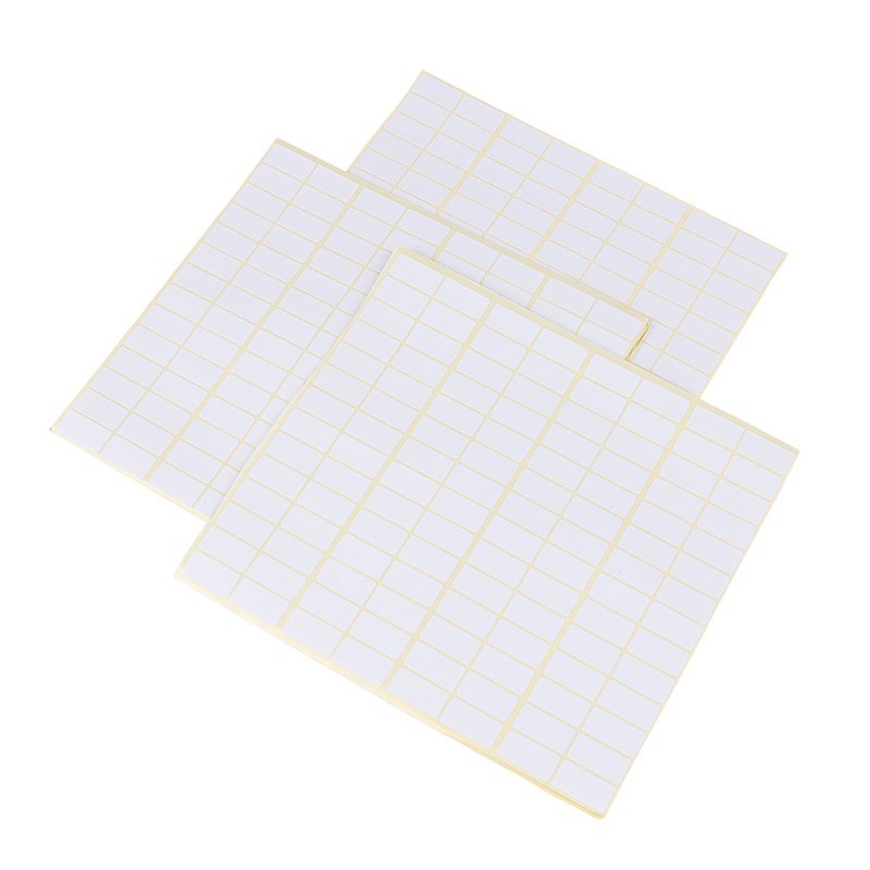 1680pcs A Lot 10*20mm Blank White Sticker Labels Small Pape 鲜花速递/花卉仿真/绿植园艺 花艺材料 原图主图