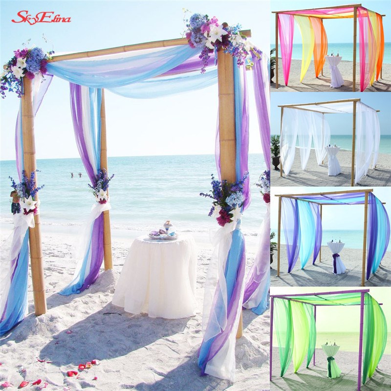 5/10meter Tulle Roll Crystal Organza Fabric Yarn Sheer Birth