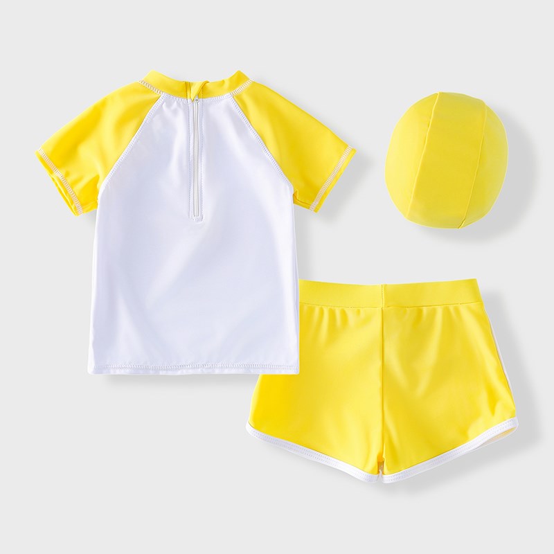 1-8岁宝宝泳衣儿童男孩分体专业训练游泳衣3-4男童速干防晒5泳装6