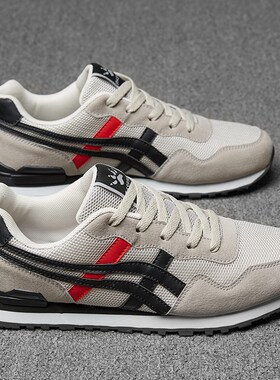 男鞋20a24春夏新款透气网面德训板鞋秋冬季百搭运动休闲阿甘跑步