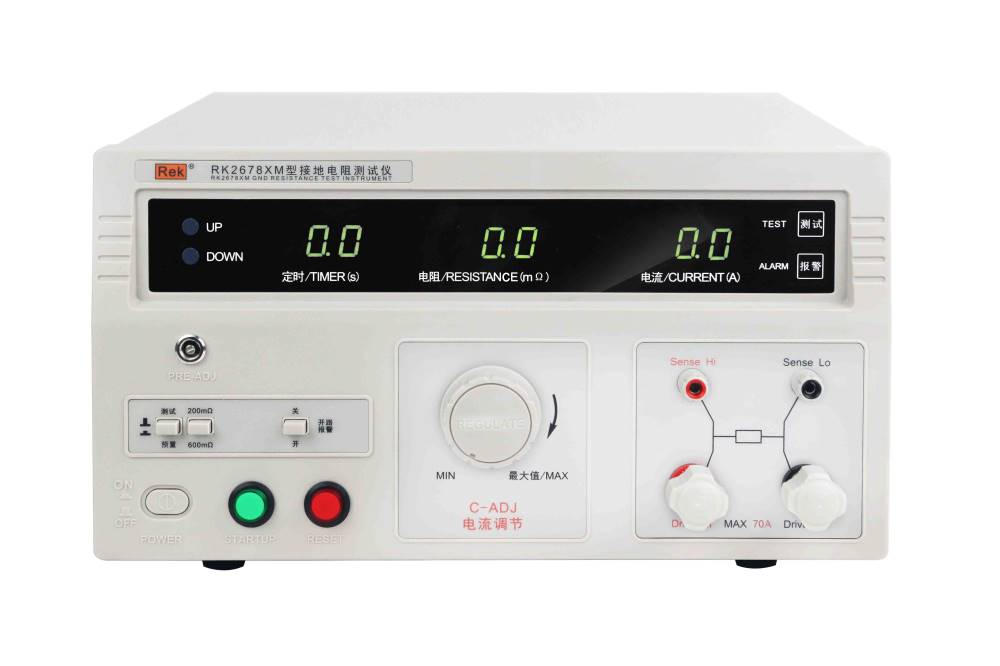 美瑞克RK2678XM台式接地电阻测试仪3I2A/70A电器设备程控数字