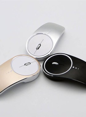 Rechargeable Optical Wireless Mouse Set Portable Mini Alumin