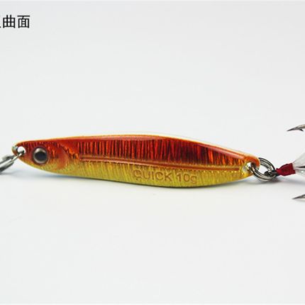 远投硬饵水蛭亮片 超级柳叶 金属路亚 7g10g15g20g金属假饵血槽钩